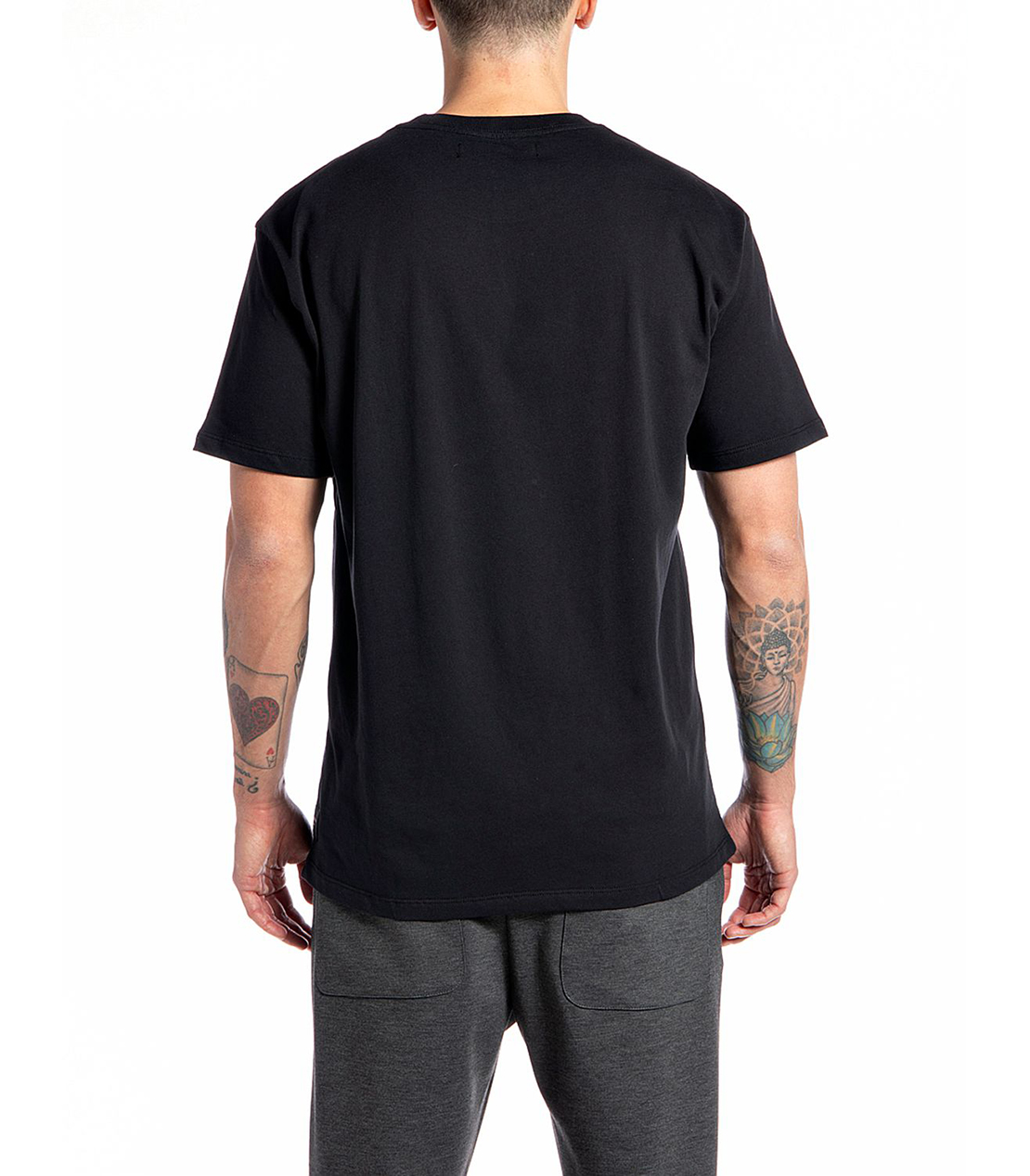 サルトリアーレコットンジャージーベーシックTシャツ 詳細画像 ブラック 2